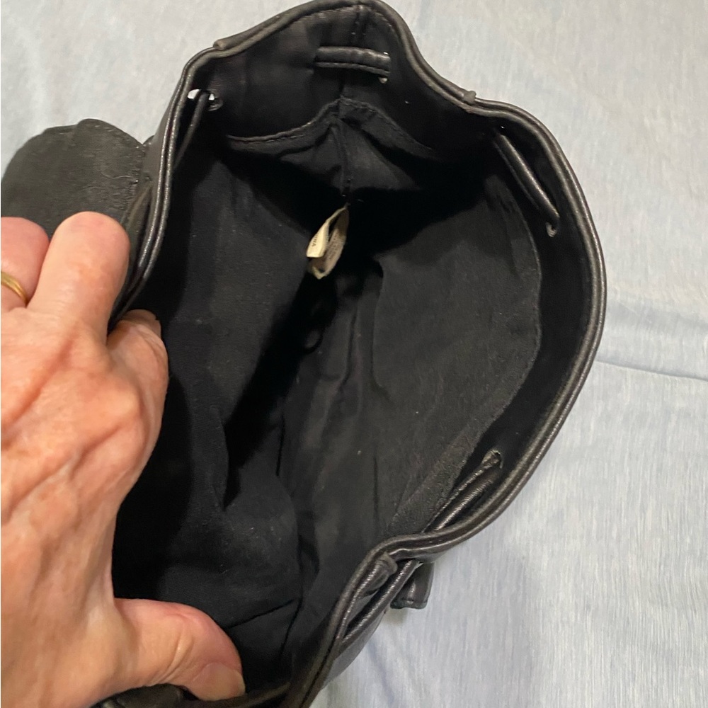 Genuine Leather Mini Backpack - Picture 12 of 15